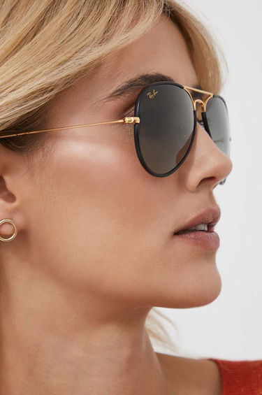 Solbriller Ray-Ban Ray-Ban Aviator Full Color Sunglasses Sort | 0RB3025JM, 4