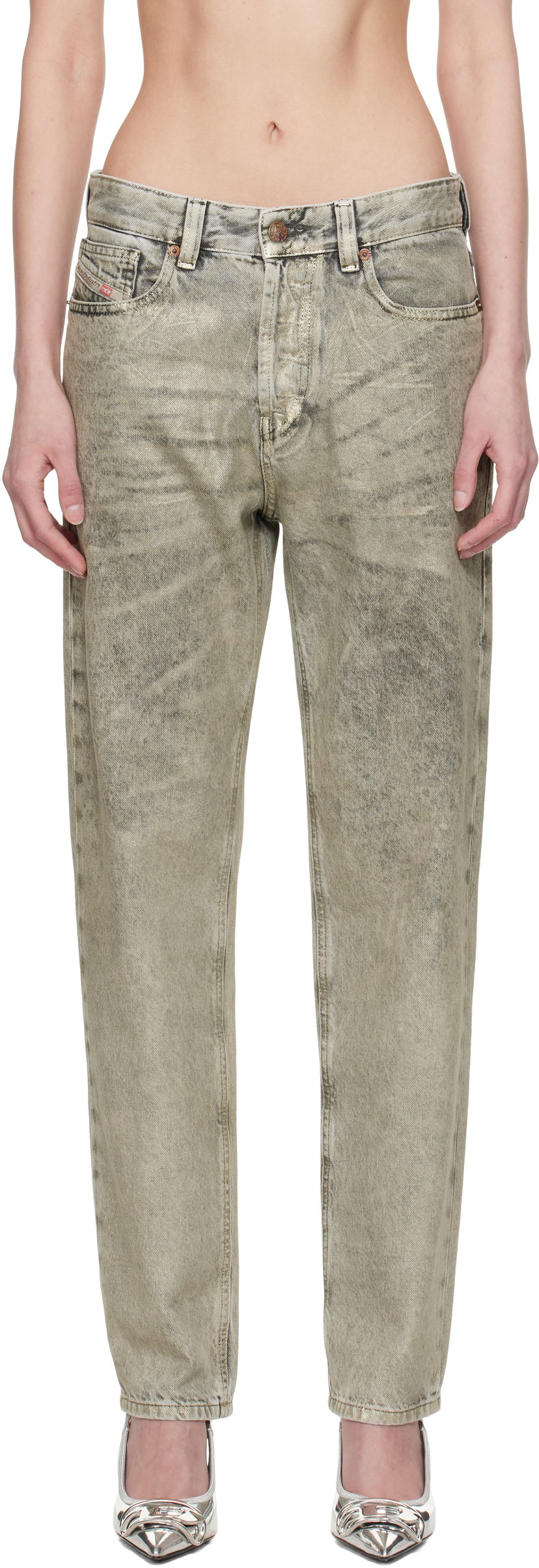 Jeans Diesel Diesel 1988 D-Ark Jeans Grøn | A17344 09L79