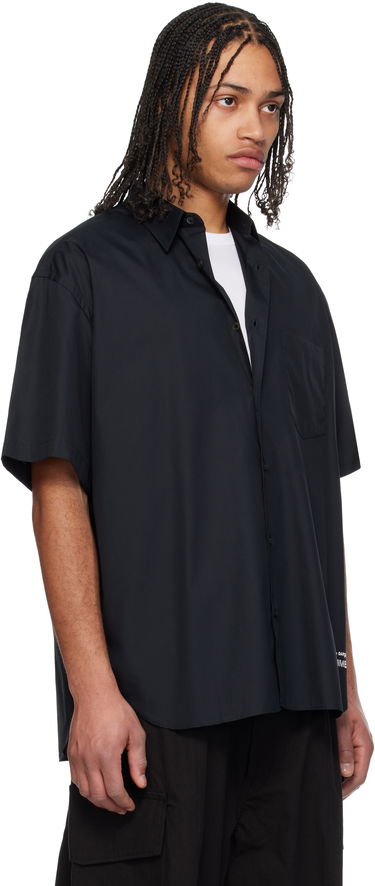 Skjorte Comme des Garçons CDG Homme Broad Short Sleeve Cotton Shirt Hvid | HO-B103-051, 4