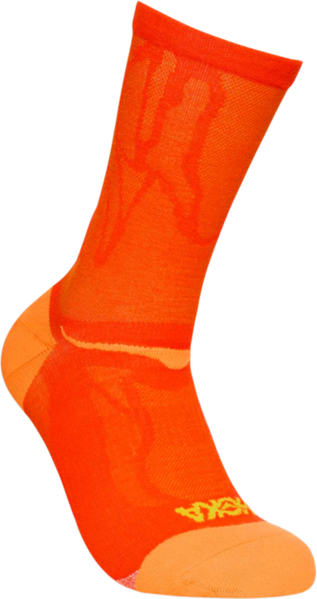 Sokker Hoka One One Hoka Clifton Crew Run Socks Orange | 1164333-lva, 1