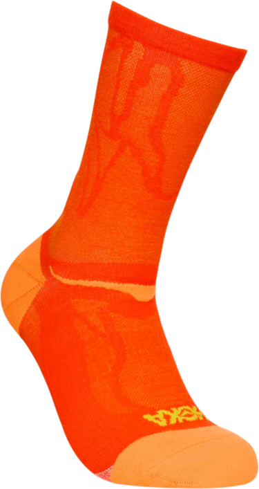 Sokker Hoka One One Hoka Clifton Crew Run Socks Orange | 1164333-lva, 1