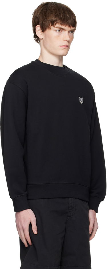 Sweatshirt MAISON KITSUNÉ Maison Kitsuné Fox Head Comfort Sweatshirt Sort | PM00304KM0341, 1