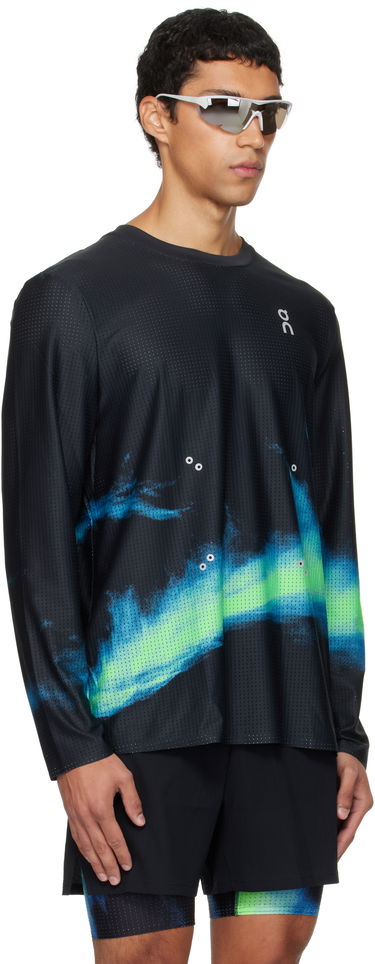 T-shirt On Running Pace Mesh Long Sleeve Running T-Shirt Sort | 1MF10733398, 1