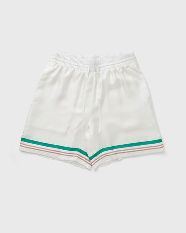 Shorts Casablanca White Casual Shorts with Stripes Hvid | MPF25-TR-012-06, 2