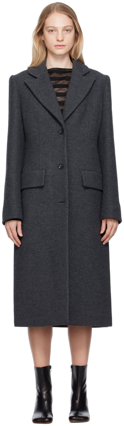 Frakker We11done We11done Single-Breasted Coat Grå | WD-CT3-23-065-W-DG