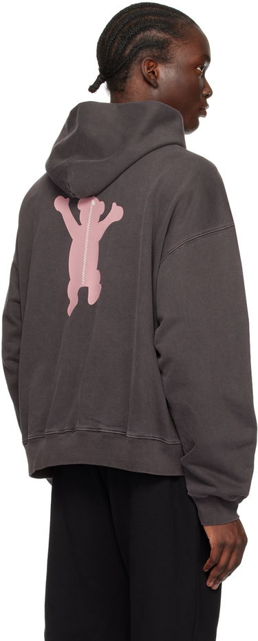 Sweatshirt We11done We11done Teddy Hoodie Brun | WD-TH3-22-727-U-CH, 2