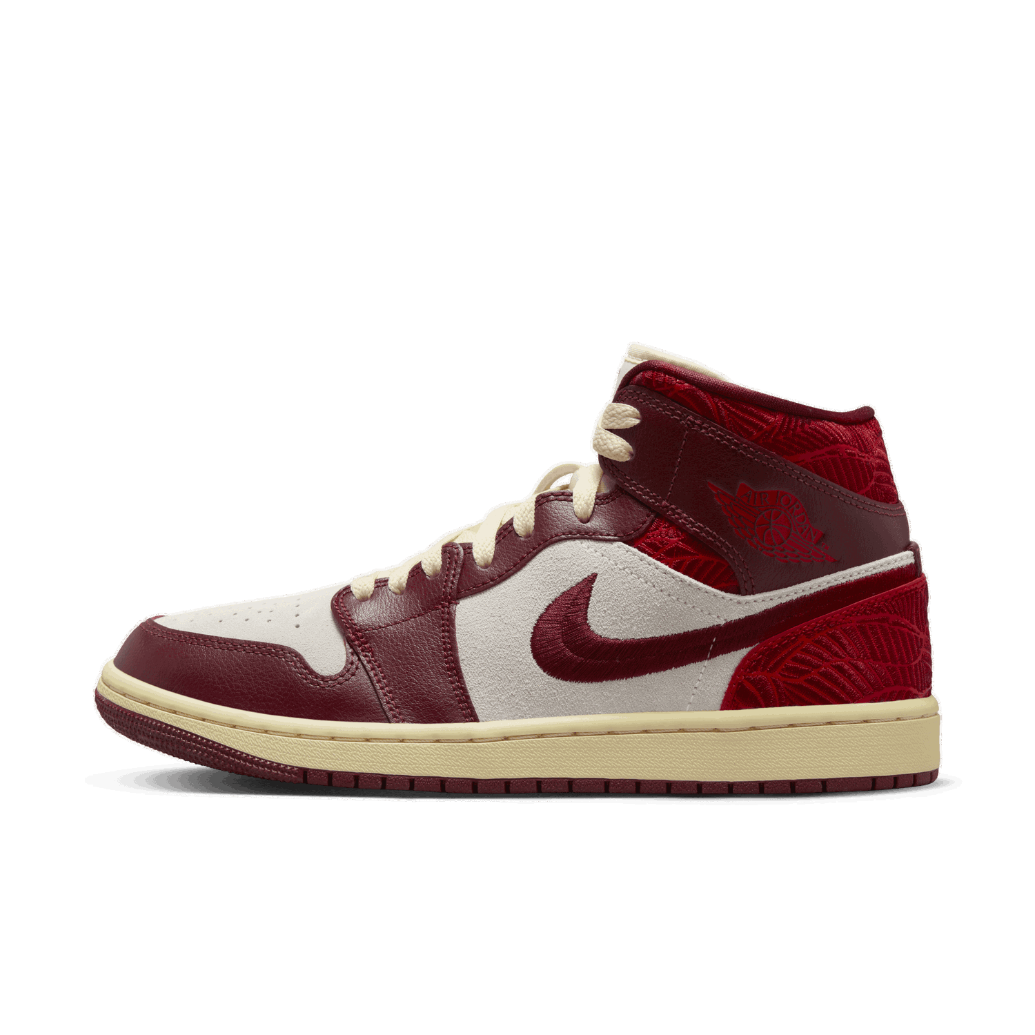 Sneakers og sko Jordan Air Jordan 1 Mid SE "Tiki Leaf" W Bourgogne | DZ2820-601, 1