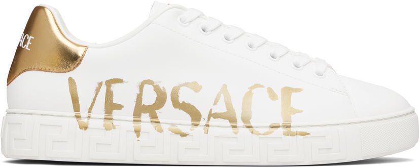Tøj Versace Versace Logo Greca Hvid | 1014460_1A14389