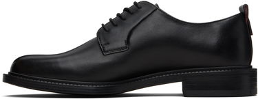 Sneakers og sko BOSS Hugo Logo Detail Leather Derbys Sort | 50552580, 2