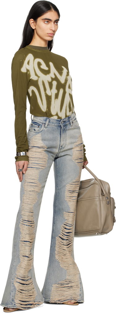 Skuldertaske Acne Studios Acne Studios Camero Camera Shoulder Bag Beige | C10235-, 3