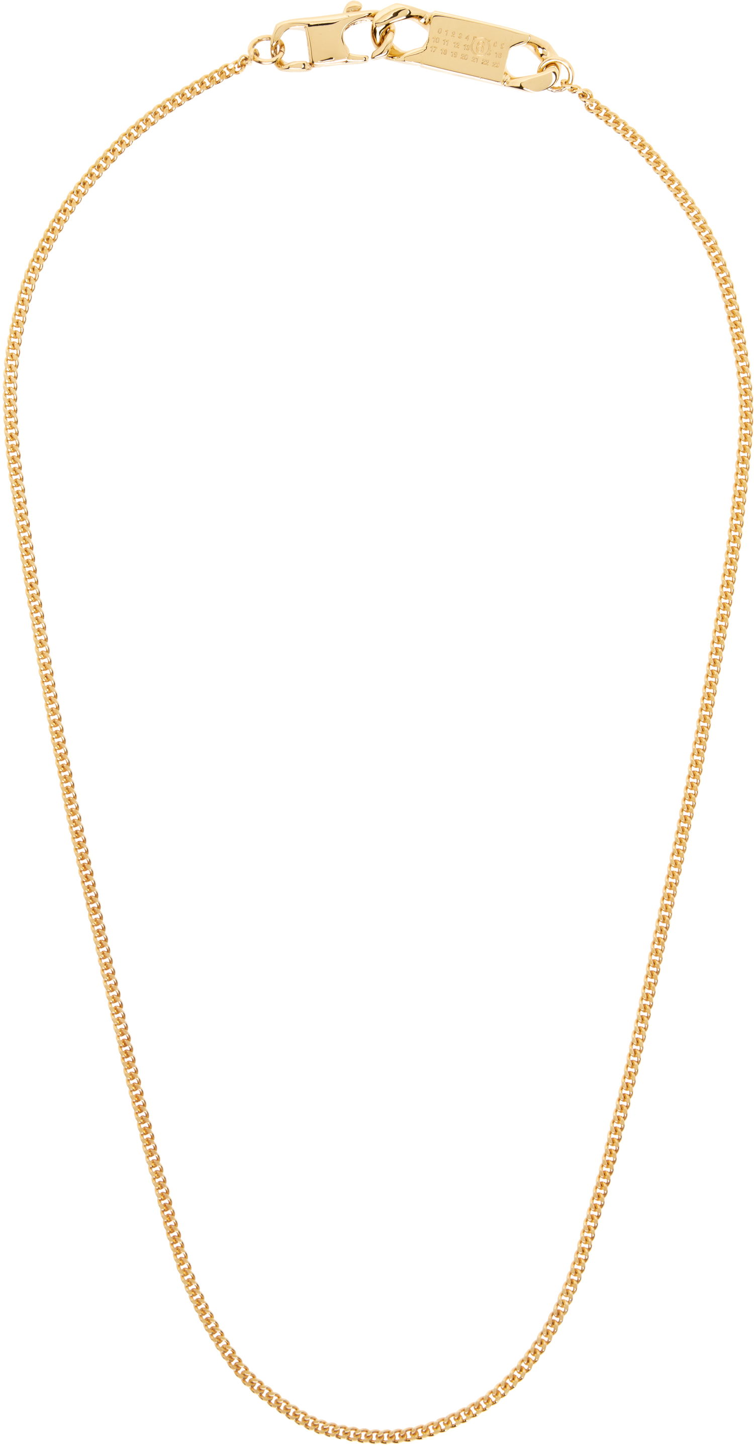 Halskæde Maison Margiela MM6 Maison Margiela Silver Mixed Chain Necklace Metalisk | SM6UU0081 P8371, 1