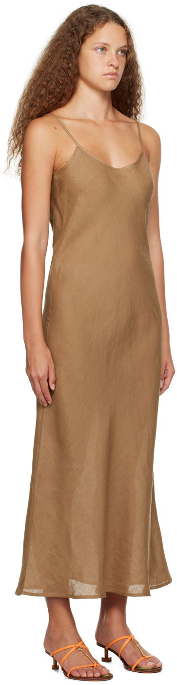 Kjole Baserange Maxi Dress with Scoop Neck Sort | DRDY-SL-000, 4