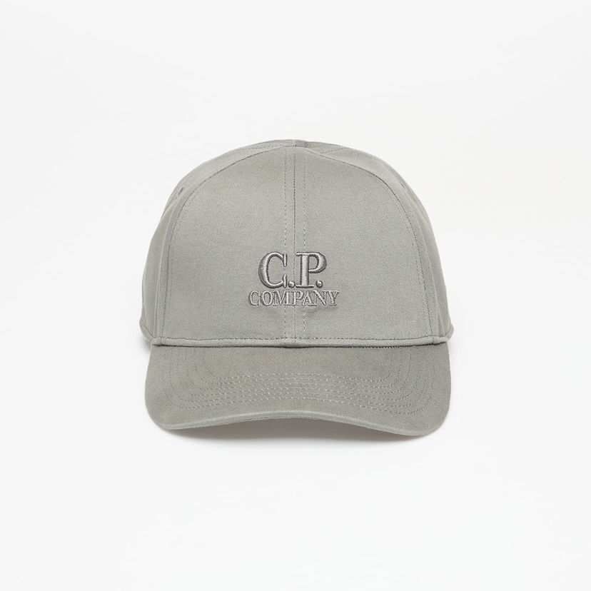 Kasket C.P. Company Baseball Cap Gunmetal Grey Universal Grå | 19CMAC225A006288A-921