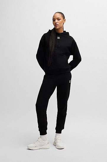 Joggingbukser BOSS Cotton-Terry Tracksuit Bottoms Sort | 50522417, 1