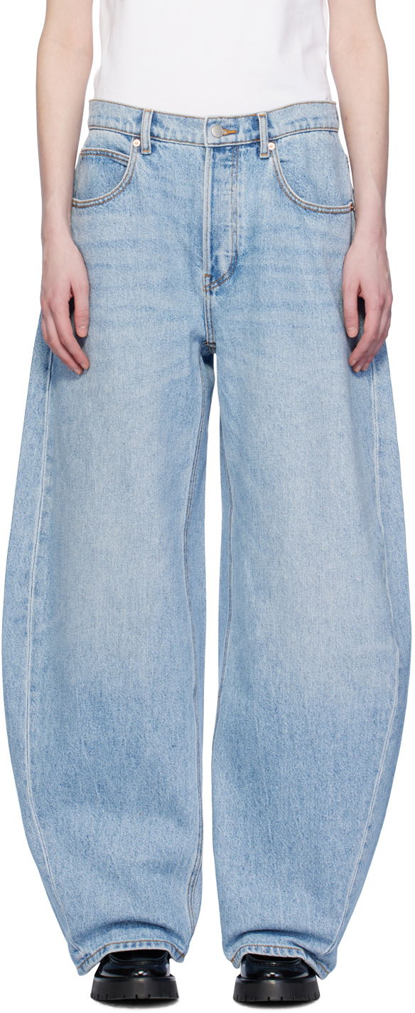 Jeans Alexander Wang Alexander Wang Oversized Jeans Blå | 4DC2244264