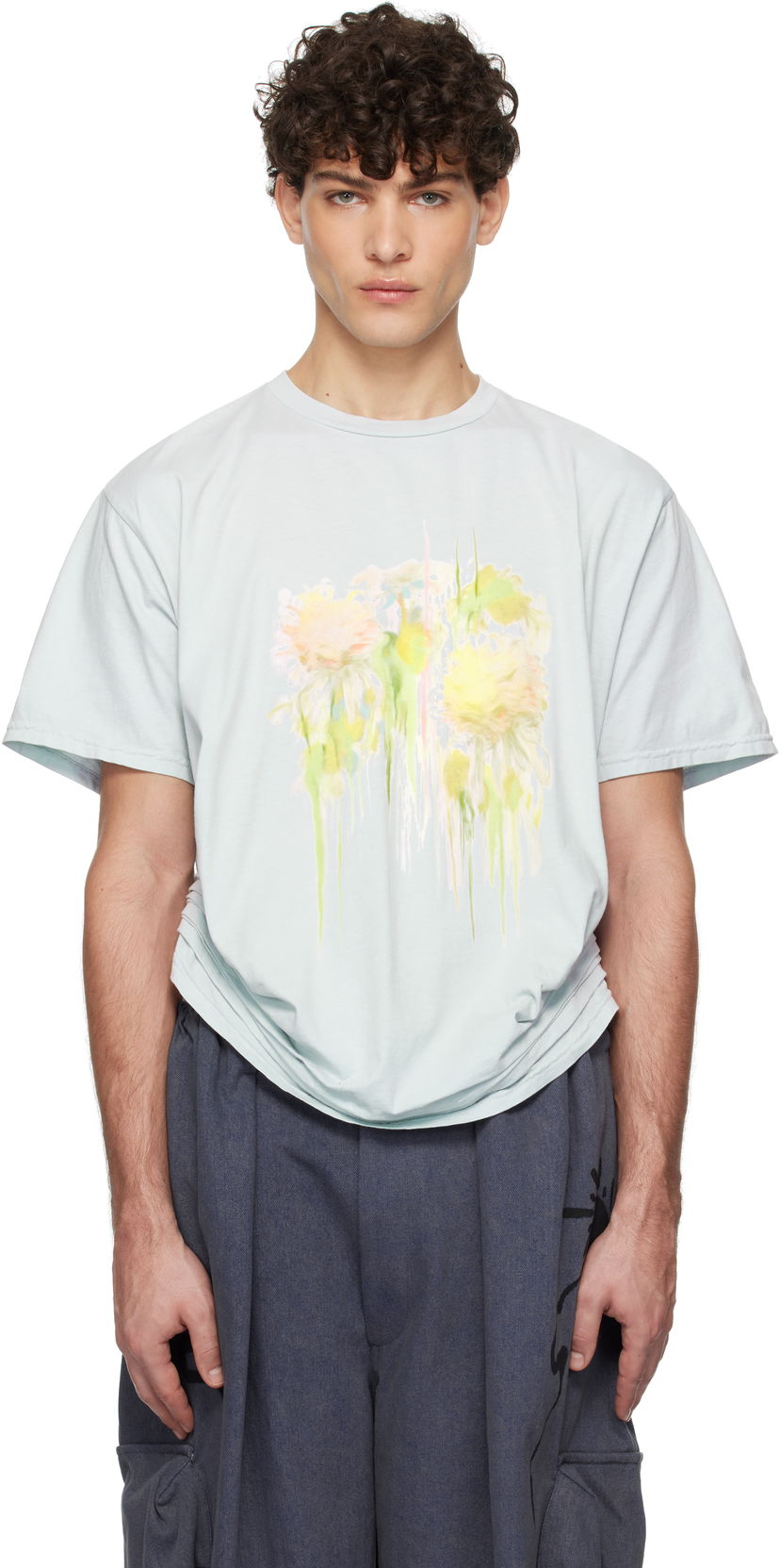 T-shirt Collina Strada Collina Strada Katina Duo Graphic T-Shirt Grøn | XX3053