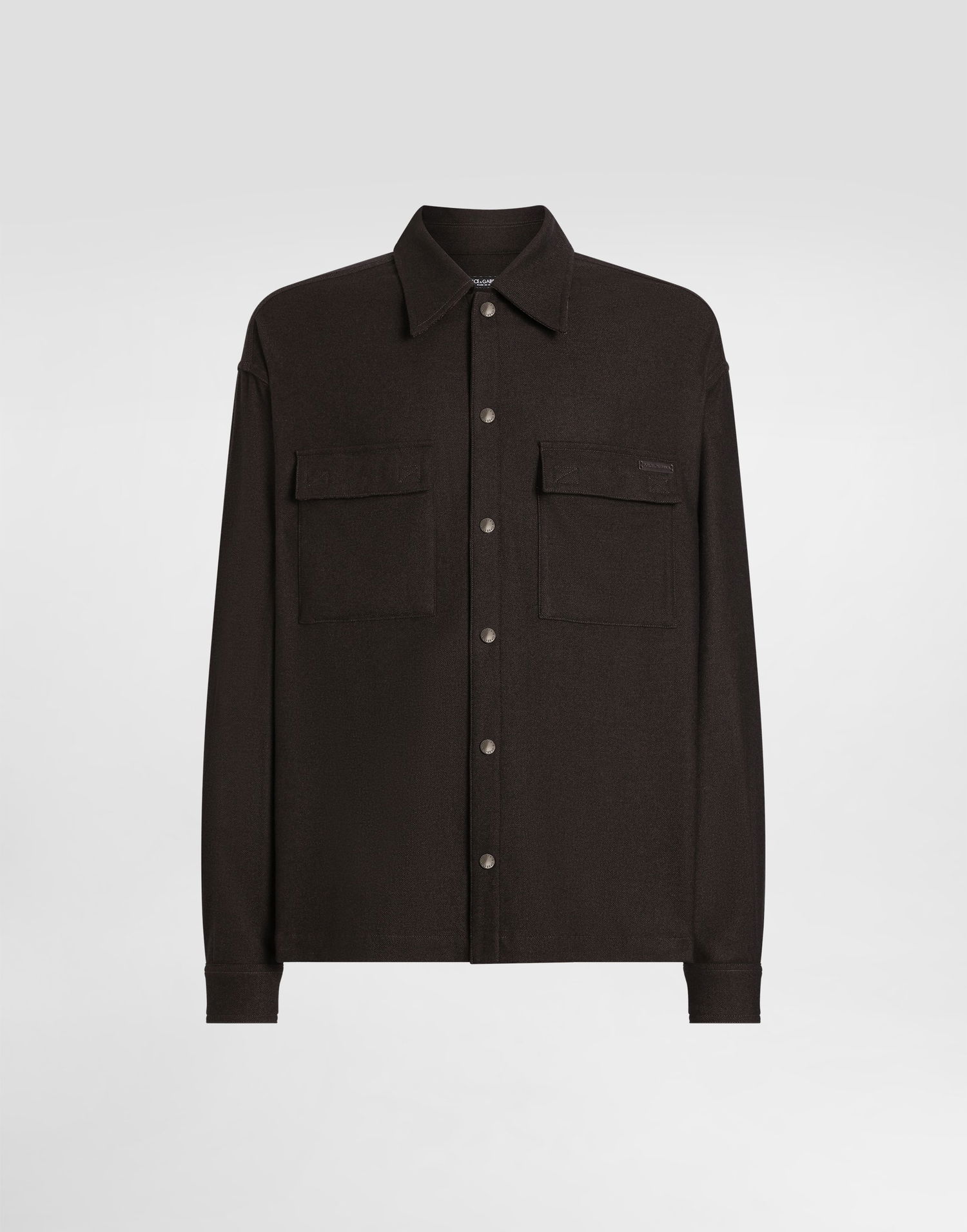 Skjorte Dolce & Gabbana Dolce & Gabbana Wool Shirt Brun | G5MM6TFURNCM3977, 0