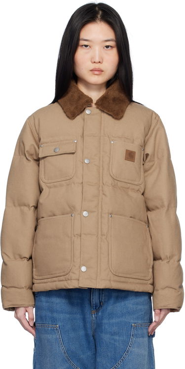 Puffer jakke Carhartt WIP Work In Progress Rayley Insulated Jacket Beige | I033906 2FSXX, 0