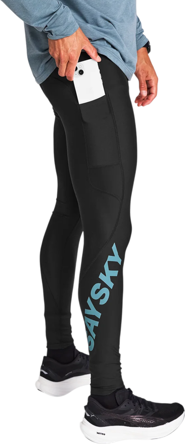 Sokker Saysky Logo Motion+ Long Tights Sort | omrlt51c901-omrlt51c901, 1