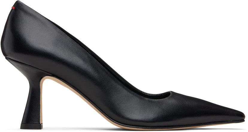 Smykker Aeyde Aeyde Zandra Pointed Toe Leather Heels Sort | A11-PU-ISOSS75ST-223-800-007