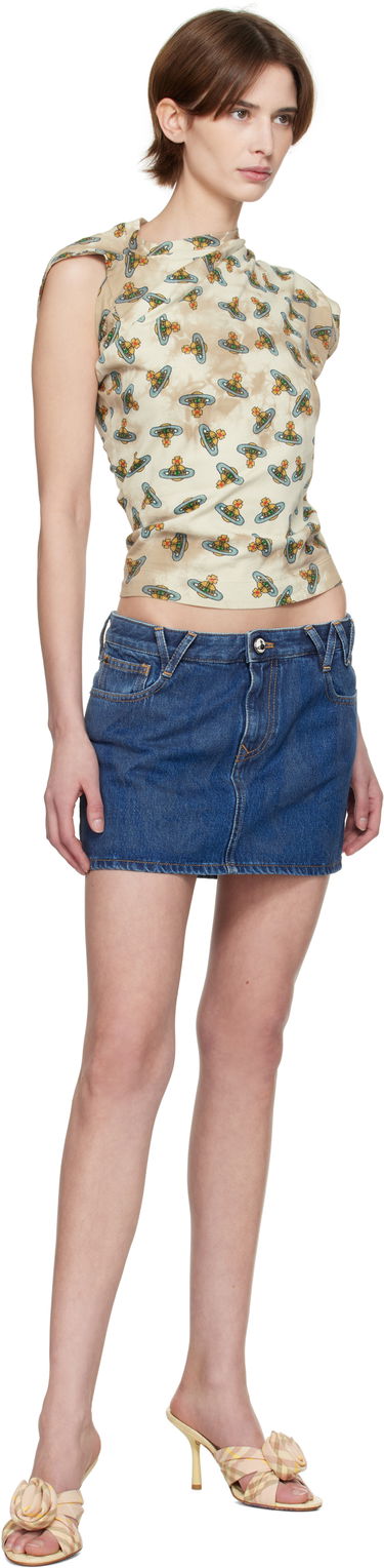 Nederdel Vivienne Westwood Vivienne Westwood Denim Miniskirt Blå | 19030012-W014L-, 3