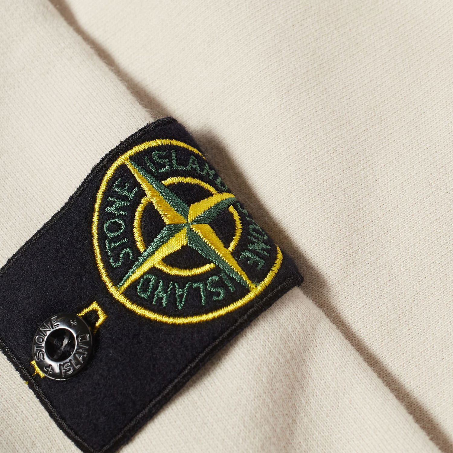 Sweater Stone Island Garment Dyed Crewneck Beige | 7915624-V0097, 1