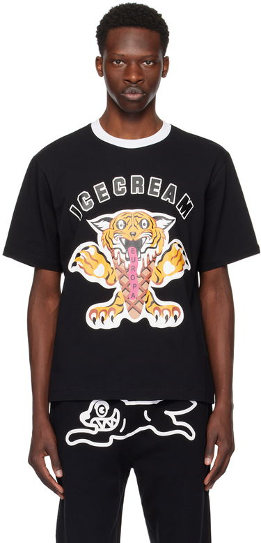 T-shirt BBC IceCream ICECREAM Tiger Graphic T-Shirt Sort | IC24237, 0
