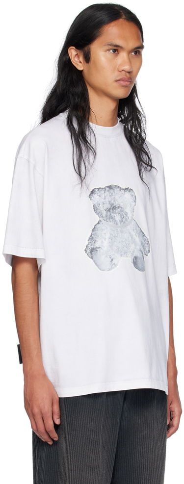 T-shirt We11done We11done Necklace Teddy Graphic T-Shirt Hvid | WD-TT9-20-117-U-WH, 1