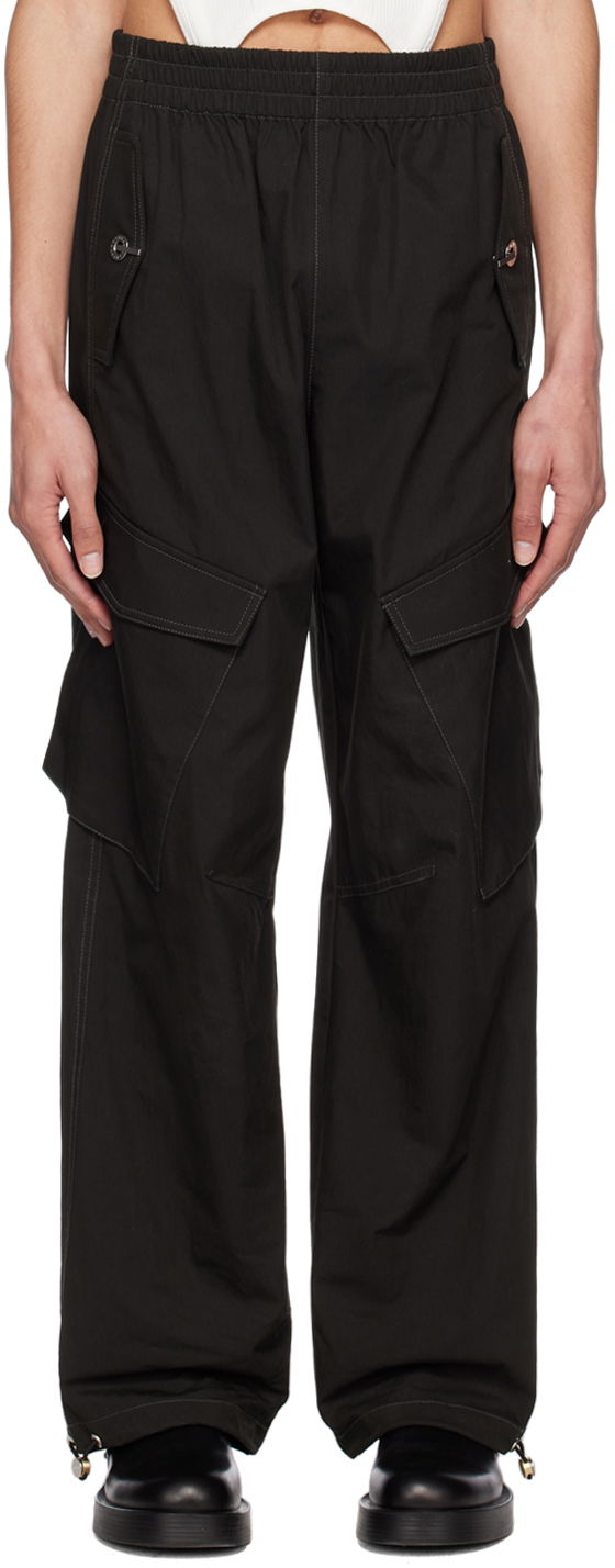 Cargo bukser Dion Lee Dion Lee Latch Cargo Pants Sort | C2101R23
