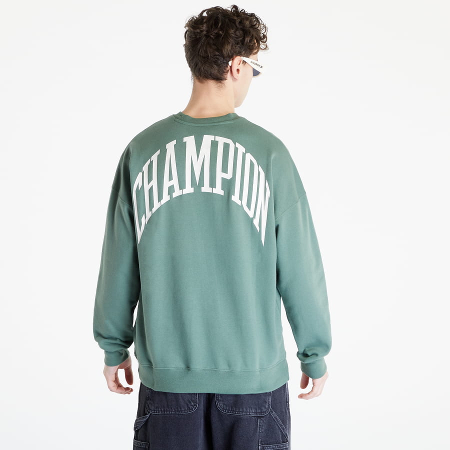 Sweatshirt Champion Crewneck Sweatshirt Grøn | 218517 CHA GS506, 1