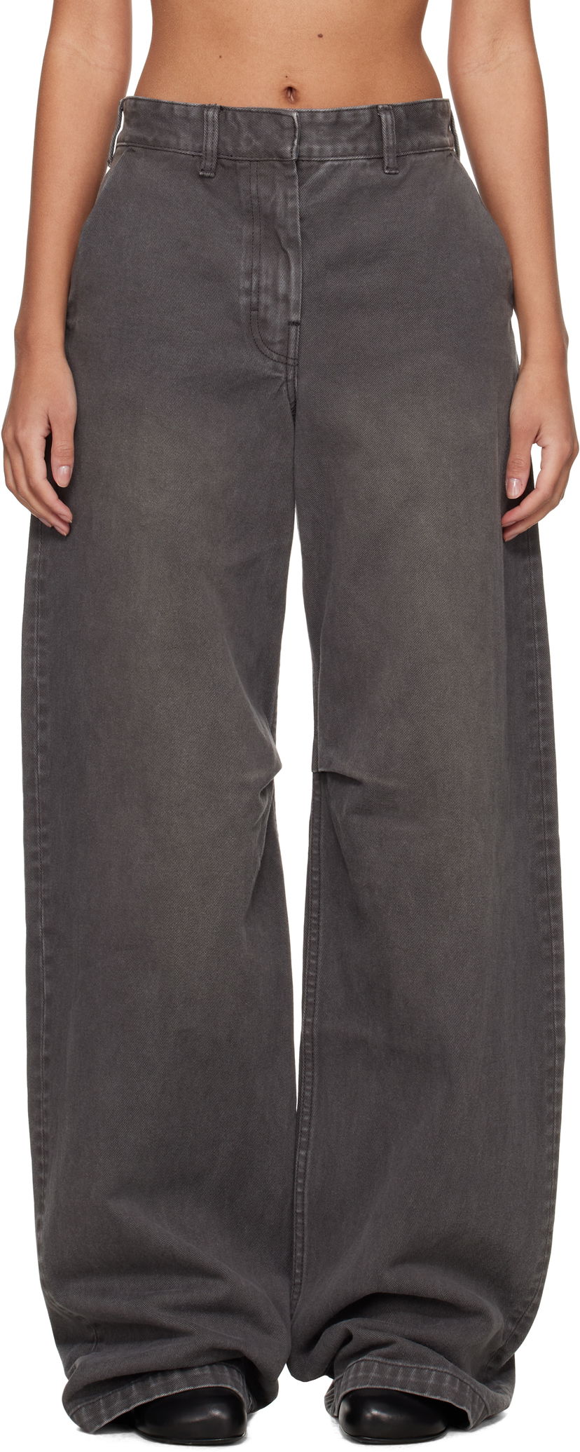 Bukser Entire Studios Entire Studios Dem Wide-Leg Jeans Grå | ES2318SL