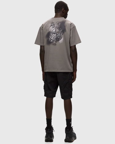 T-shirt Stone Island Camo One Badge Print T-Shirt Grå | 80152RCE6-V0092, 2