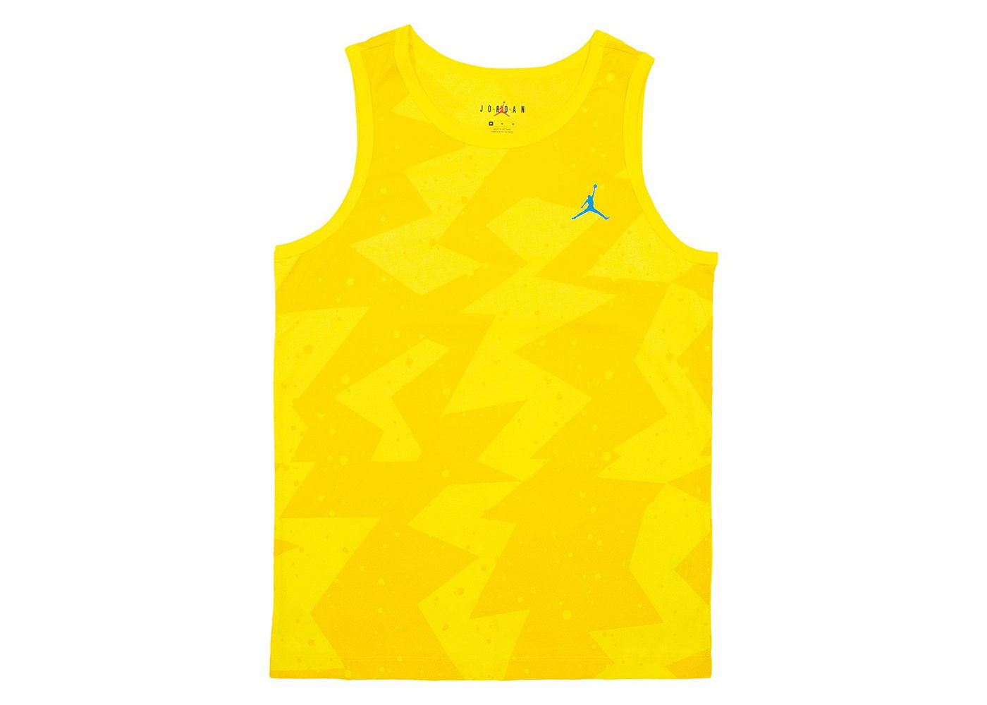 Tanktop Jordan Nike Jordan Printed Poolside Tank Top Amarillo Gul | CJ6230-728, 0