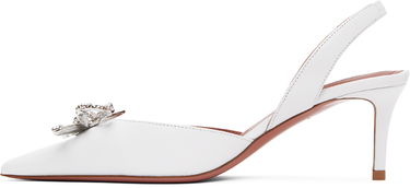 Smykker Amina Muaddi Amina Muaddi Rosie Sling 60 Heels Hvid | ROSIE SLING 60 ST NAPPA, 2