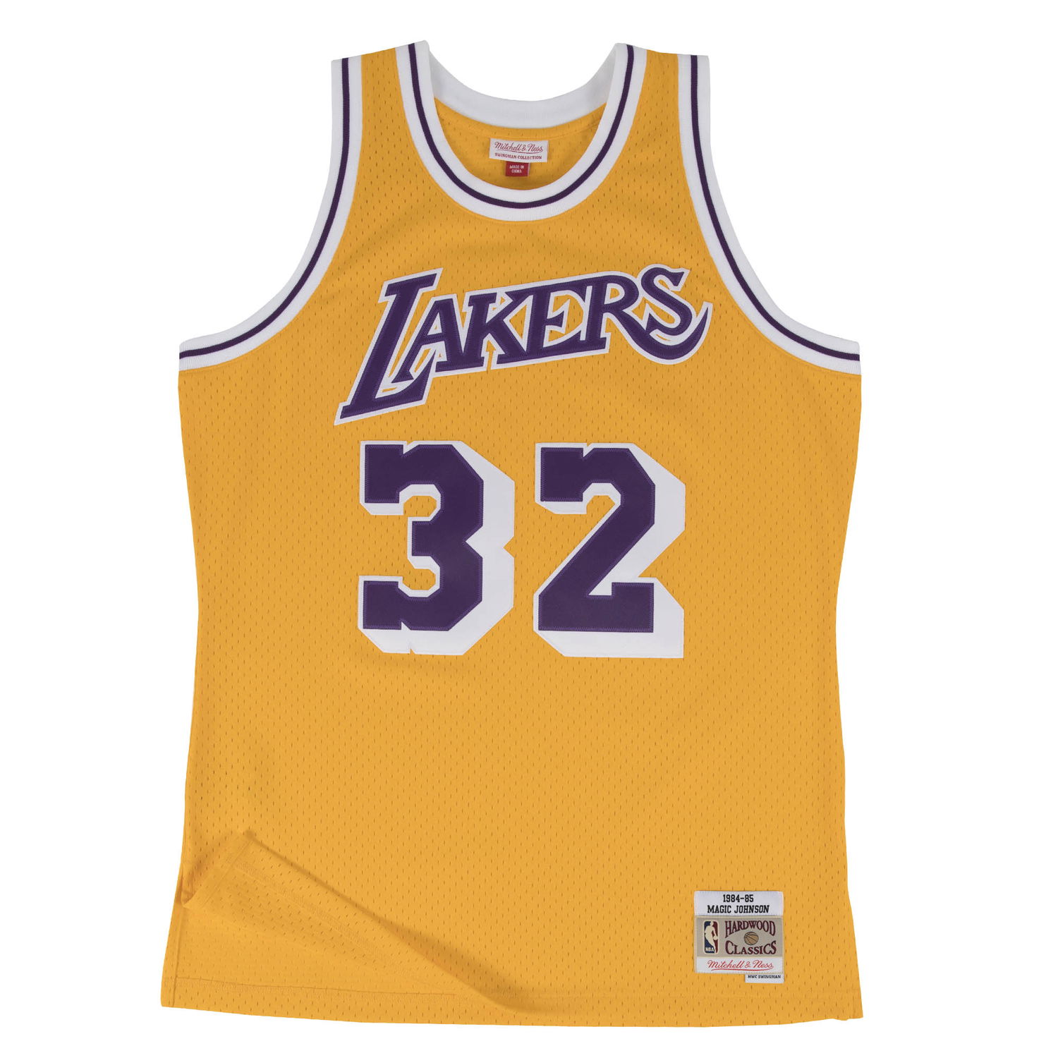 Jersey Mitchell & Ness NBA Swingman Jersey Los Angeles Lakers Magic Johnson Gul | SMJYGS18175-LALLTGD84EJH, 0
