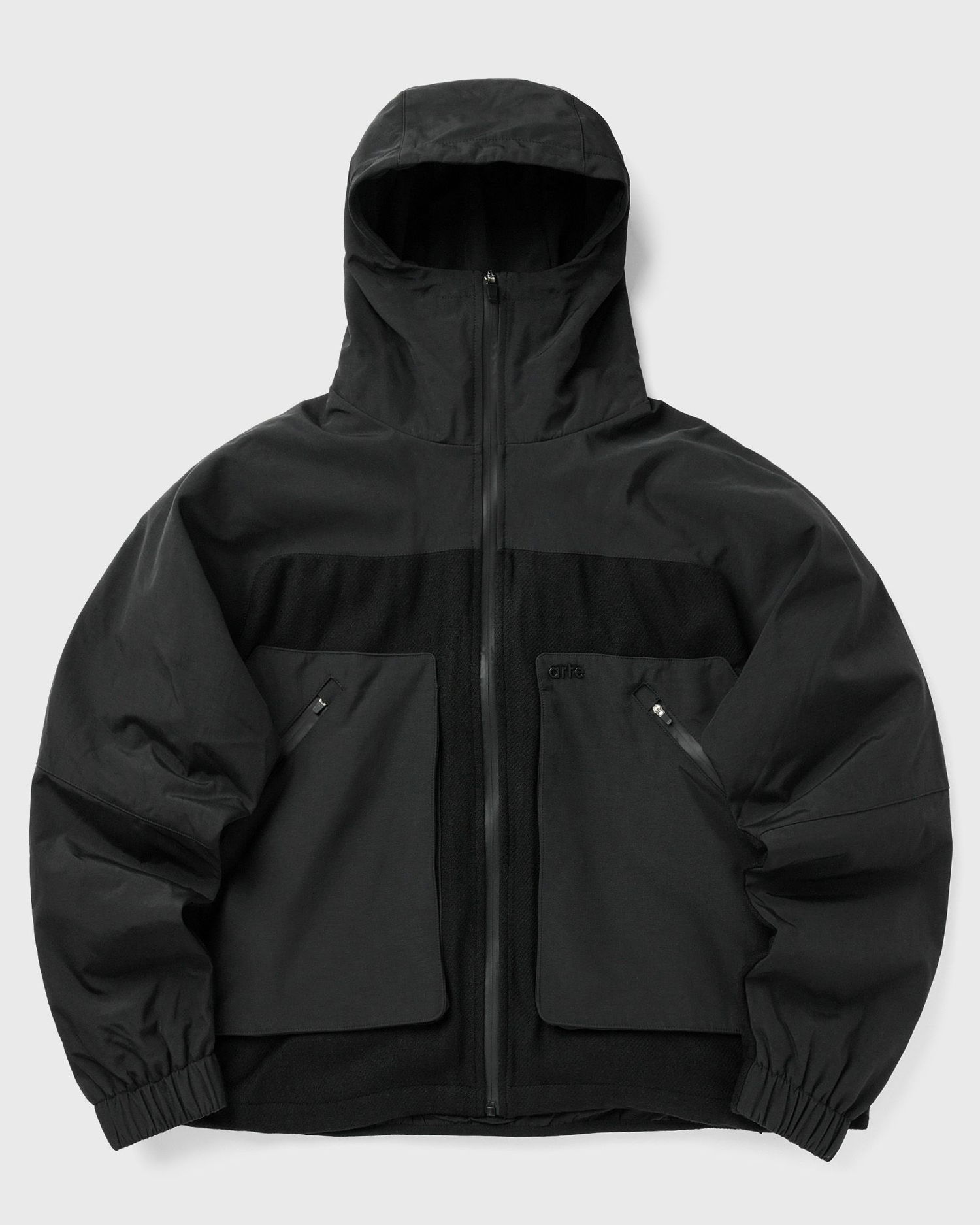 Vindjakke Arte Antwerp Technical Fleece Jacket Sort | AW24-074J-BLACK, 0