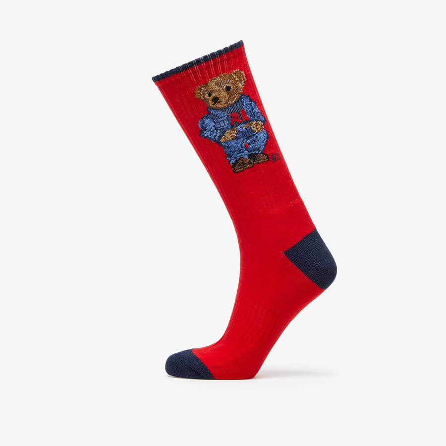 Sokker Polo by Ralph Lauren USA Bear Socks 2 Pairs Flerfarvet | 449874535001, 1