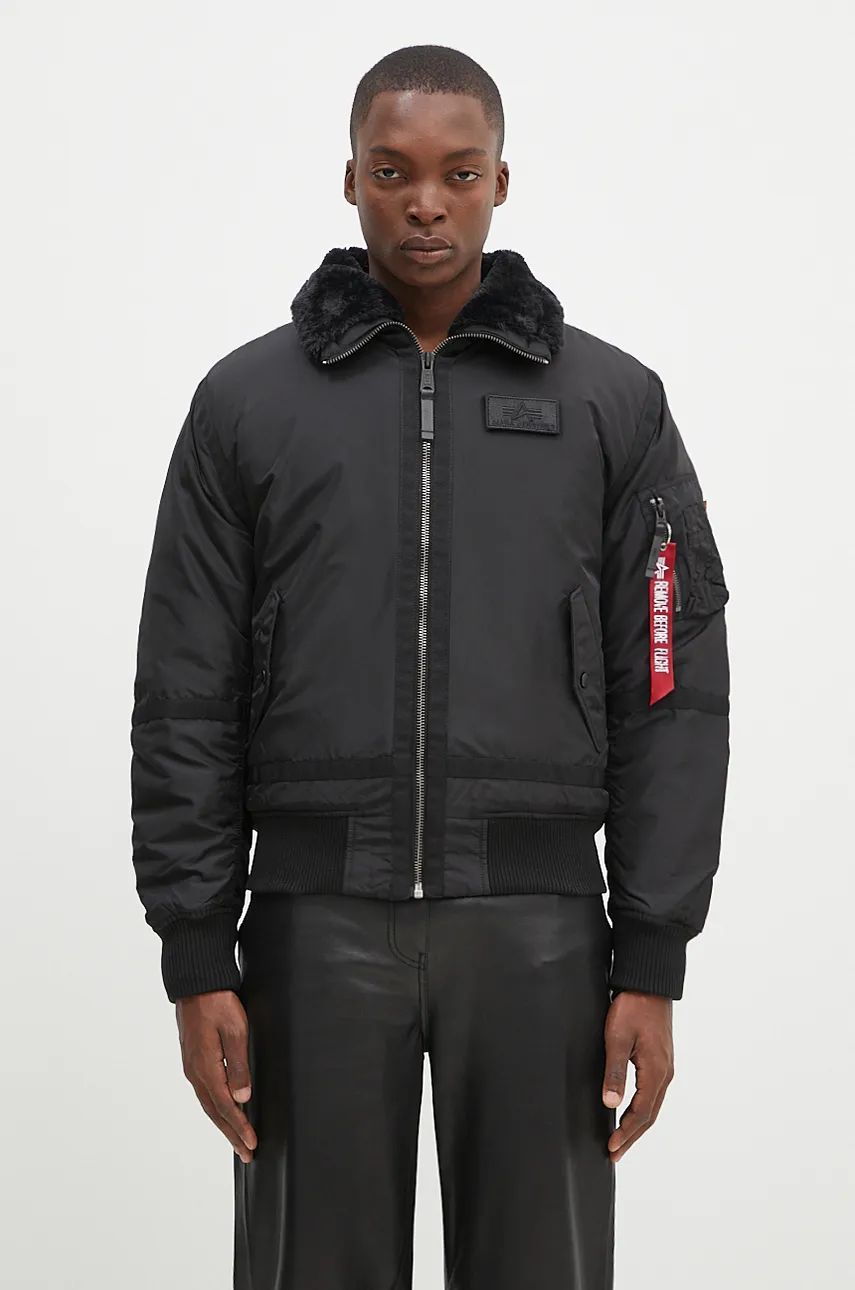 Bomberjakke Alpha Industries B15-3 Bomber Jacket Sort | 198122, 0
