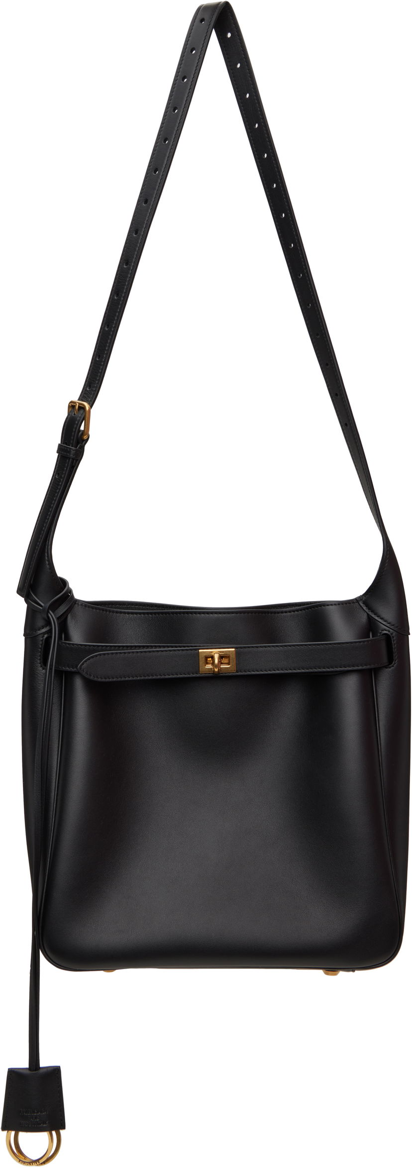 Skuldertaske Balenciaga Balenciaga Bel Air Small Shoulder Bag Sort | 811018-2ABAV