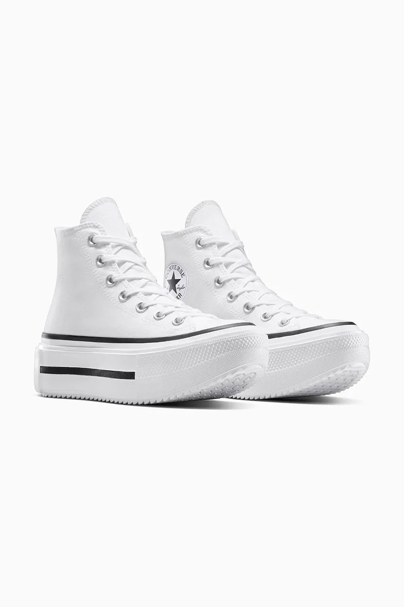 Sneakers og sko Converse Converse Chuck Taylor All Star Lift Double Stack Hvid | A12976C