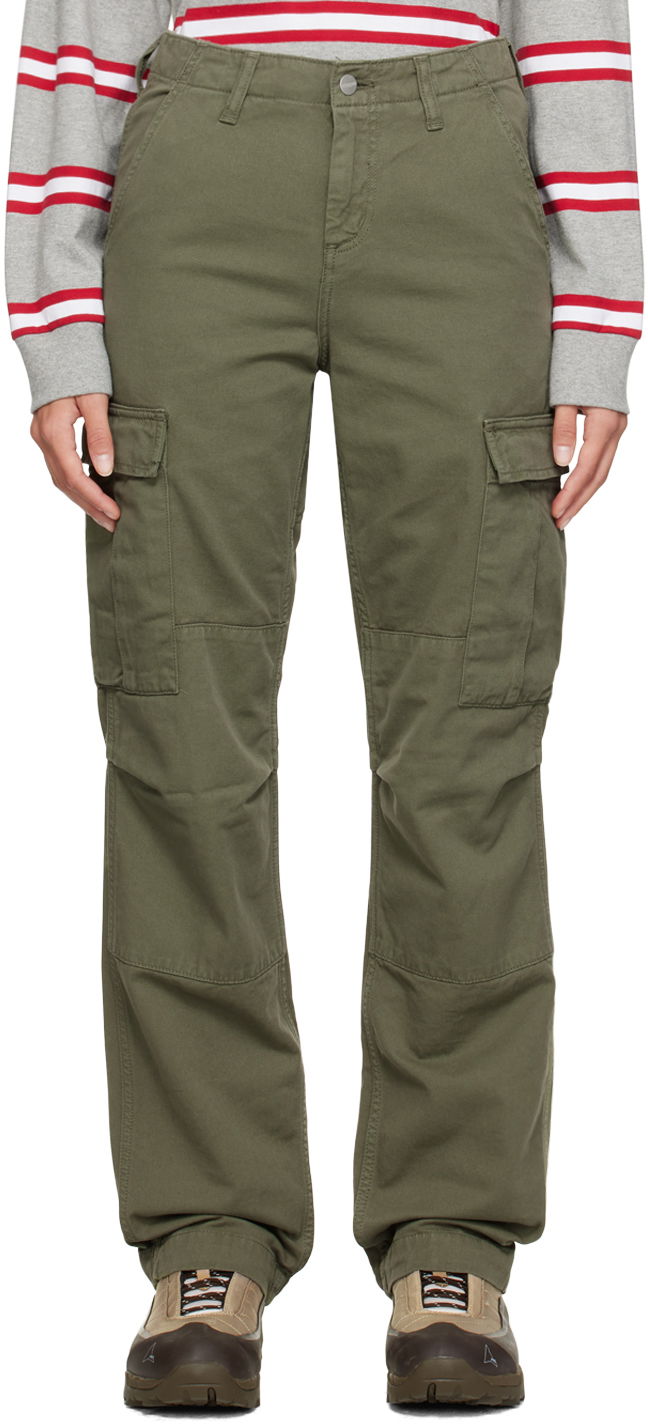 Cargo bukser Carhartt WIP Regular Fit Cargo Pants Grøn | I030475