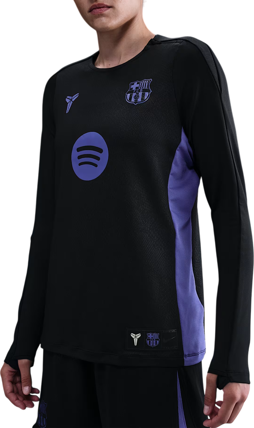 T-shirt Nike Kobe x FC Barcelona Strike Pre-Match Drill Top Sort | hq0484-011