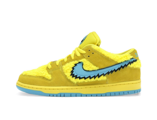 Skateboarding Nike SB Grateful Dead x Dunk Low SB "Yellow Bear" Gul | CJ5378-700