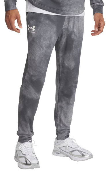 Joggingbukser Under Armour Rival Terry AOP Joggers Grå | 1390143-025, 0