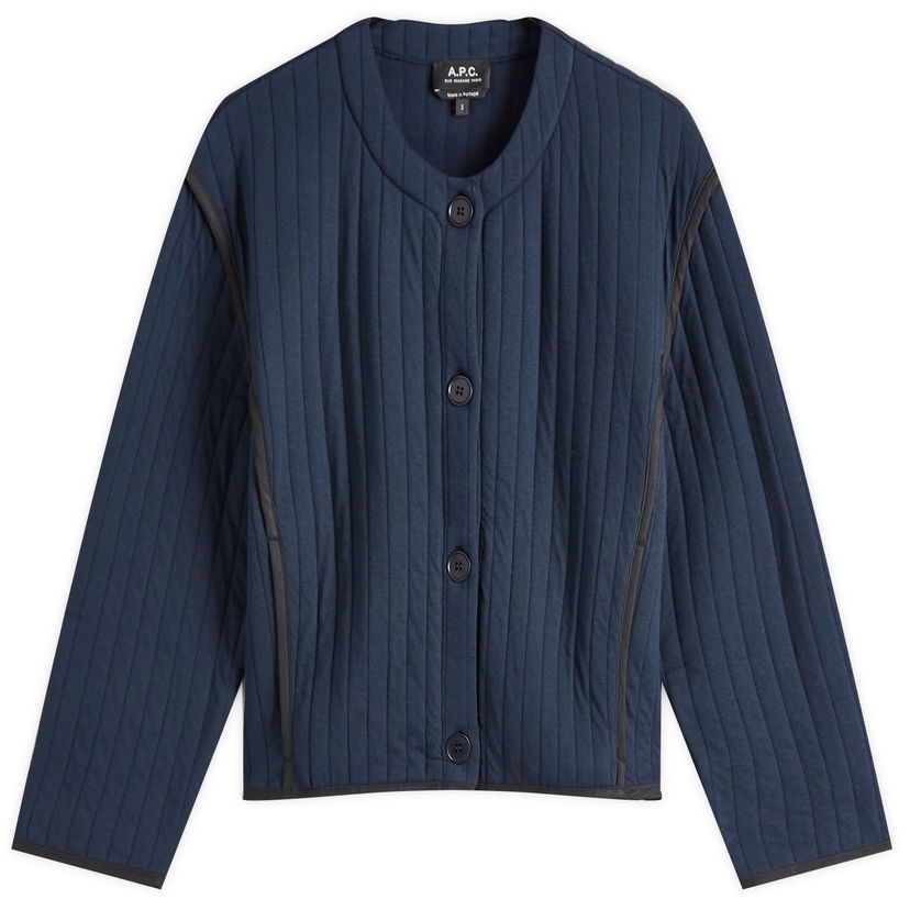 Jakke A.P.C. Women's A.P.C. Garance Padded Jacket, Size Large Mørkeblå | COHGW-F32010-IAK