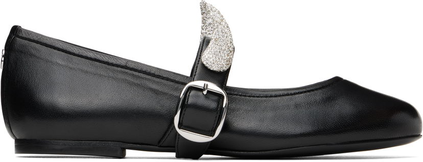 Tøj Coperni Coperni Disney Horn Ballerina Flats Sort | DSH74F6016