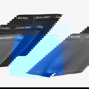 Boksere CALVIN KLEIN Low Rise Trunks 3 Pack Blå | U2664G-4KU, 0