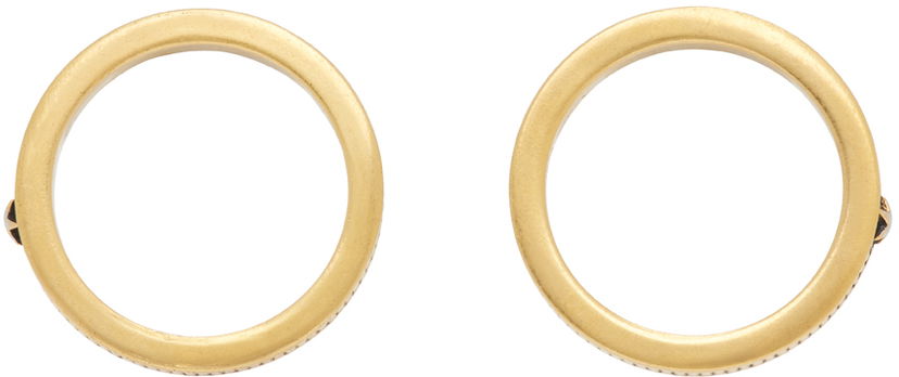 Øreringe Maison Margiela Stud Earrings Beige | SM1VG0048 P6476