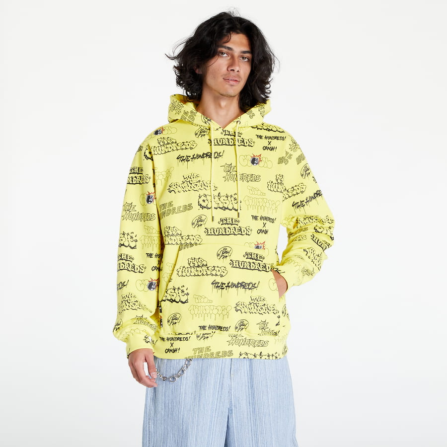 Sweatshirt THE HUNDREDS Bomb Pullover Hoodie Gul | T22F202022 YLW, 0