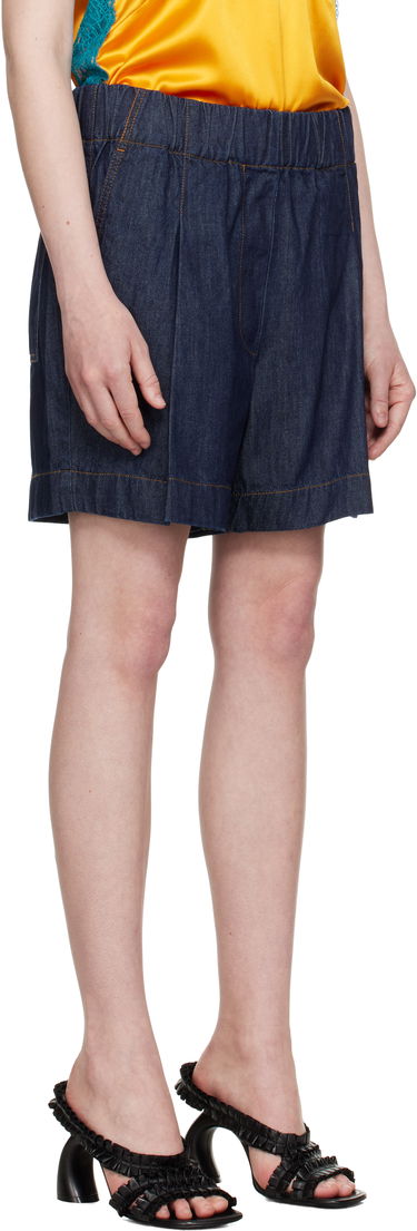 Shorts Dries Van Noten Dries Van Noten Wide Denim Shorts Blå | 251-010937-1553, 1